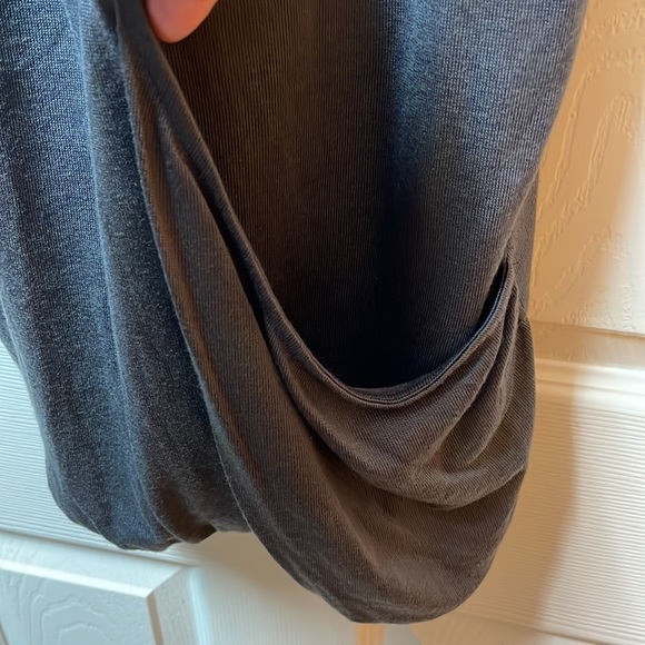 Banana Republic Grey/Black Cami Fold over top - Picture 3 of 7
